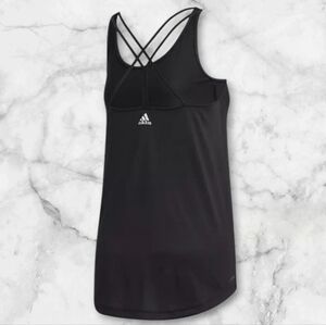 Adidas black AeroReady tunic tank